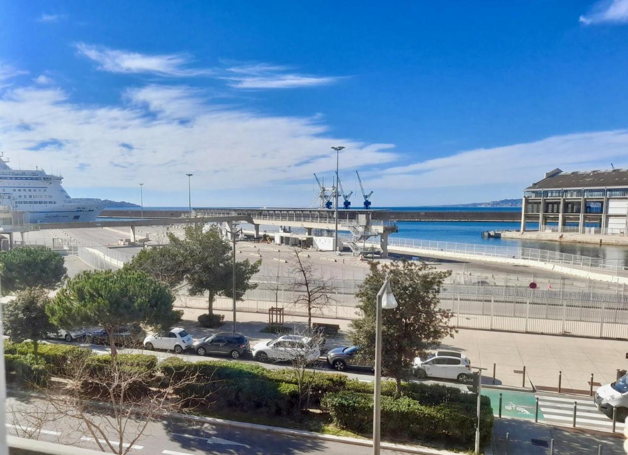 Spacieux Et Lumineux Appartement Vue Mer Joliette มาร์กเซย ภายนอก รูปภาพ